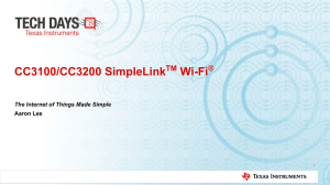 SimpleLink™ Wi-Fi