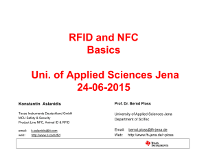 RFID and NFC Basics by K. Aslanides