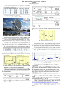 “Radio frequency interference at QUASAR Network Observatories”