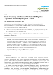 Radio Frequency Interference Detection and Mitigation