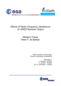 Effects of Radio Frequency Interference on GNSS