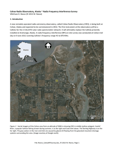 Radio Frequency Interference Survey