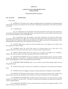 ARTICLE X. LANDSCAPE AND TREE