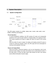1. System Description - Delta Power Solutions