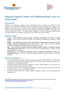 Mapping England`s Health and Wellbeing Boards