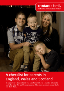 A checklist for parents in England, Wales and Scotland