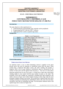 controlling a squirrel-cage induction motor with simatic s7