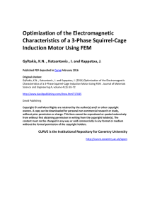 Optimization of the Electromagnetic Characteristics of a 3