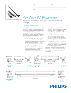 eW Cove EC Powercore Ordering Guide