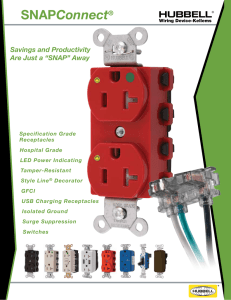 SNAPConnect® Receptacles - Hubbell Wiring Device