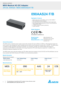 MDS-090AAS24 F/B Datasheet