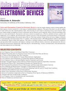 Noise and Fluctuation Control in Electronic Devices