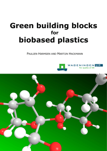Green building blocks for biobased plastics