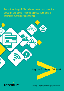 Accenture helps EE build customer relationships through the use of