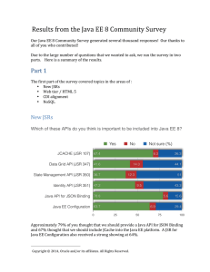 Results from the Java EE 8 Community Survey