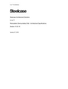 Steelcase Architectural Solutions V.I.A.™ Relocatable