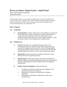 Rescue Assistance Signal System - Audio/Visual