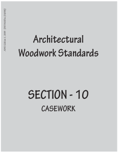 Section 10 Casework - Woodwork Institute