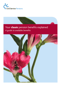 Your classic pension benefits explained