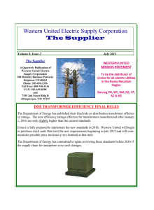 July - Western United Electric Supply