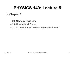 Lecture 5 - Physics
