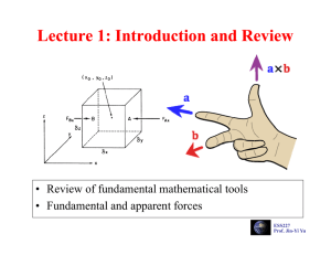 Lecture 1: Introduction and Review