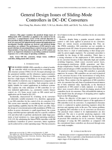 General Design Issues of Sliding-Mode Controllers in