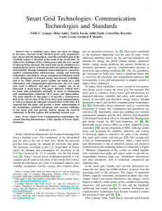 Smart Grid Technologies: Communications Technologies and