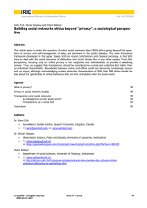 pdf-fulltext  - International Review of Information Ethics