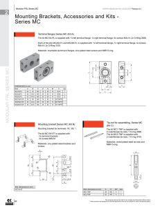 2 mounting Brackets, Accessories and Kits - Series mC