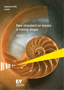 Applying IFRS: New standard on leases is taking shape (April
