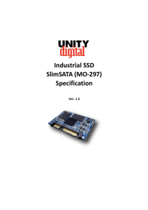 Industrial SSD SlimSATA (MO-297) Specification