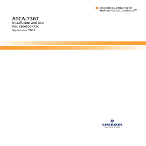 ATCA-7367 - Artesyn Embedded Technologies