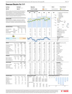 Emerson Electric Co EMR