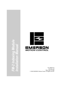 FM-2 Installation Manual