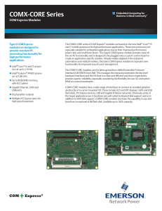 COMX-CORE Series - Electrocomponents