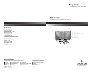 Emerson / Control Concepts Islatrol IC+ / LRIC+ Manual