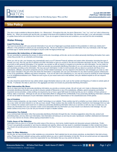 our Site Policy in PDF format