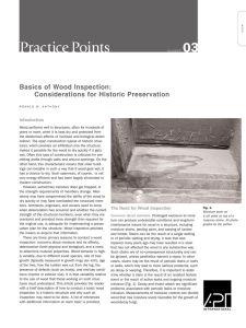 Basics of Wood Inspection - The Association For Preservation