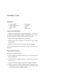 (Mar 28 - Apr 1) Faraday`s Law