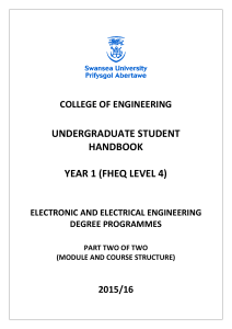undergraduate student handbook year 1