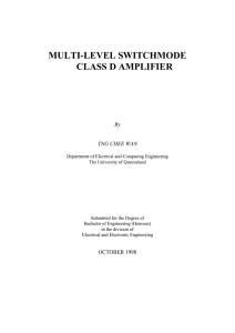 multi-level switchmode class d amplifier