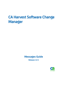 CA Harvest Software Change Manager\\r\\nCA
