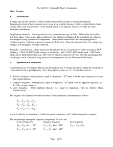 Short Circuits 1. Introduction