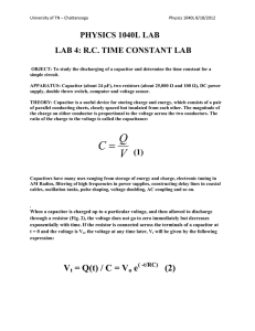 184-Lab5-RC time - The University of Tennessee at Chattanooga