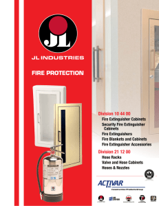 Fire Protection Catalog for JL Industries Division of the