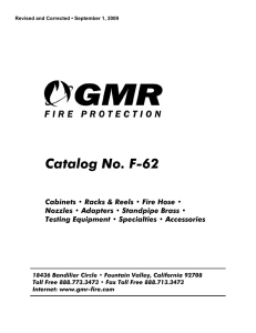 Fire Hose - GMR Fire Protection