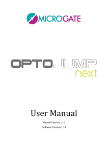 OptoJump Next User Manual