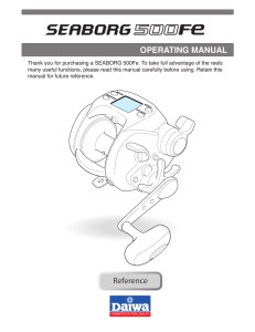 OPERATING MANUAL Reference