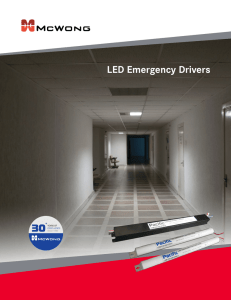 LED Emergency Drivers